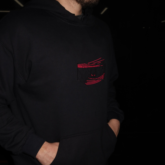 Flamingo blackout hoodie