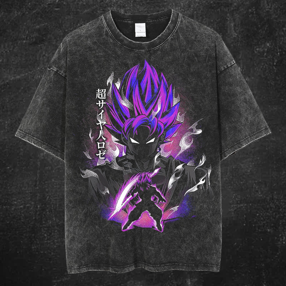 Saiyan tee oversized pump cover